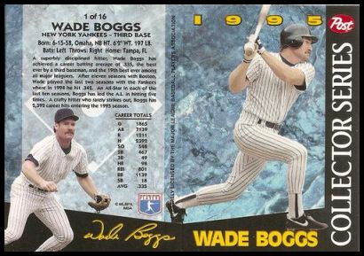 1 Wade Boggs